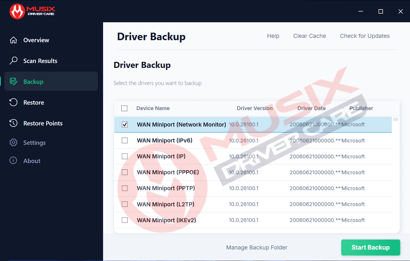 Complete Driver Backup