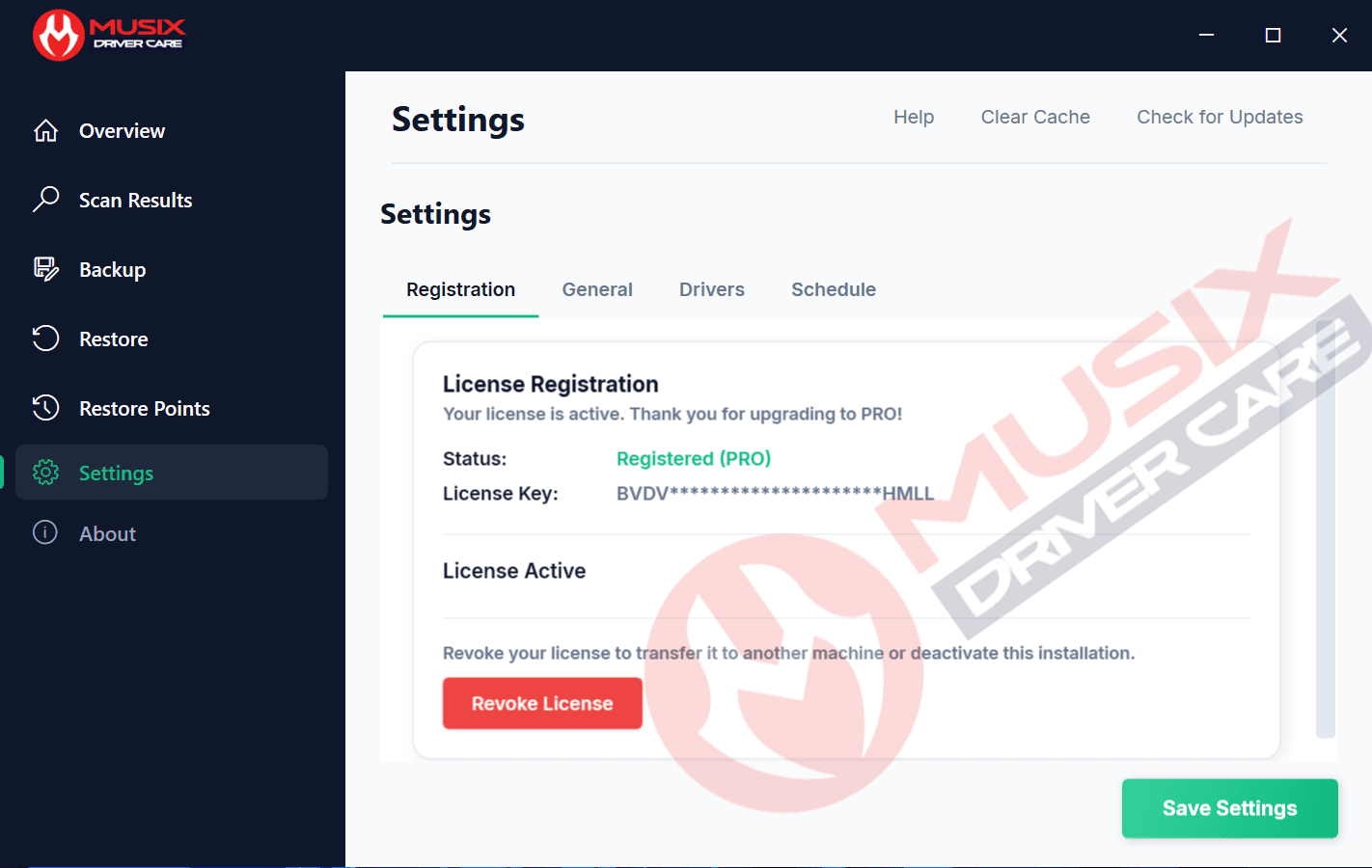 Scheduled Scans & Settings