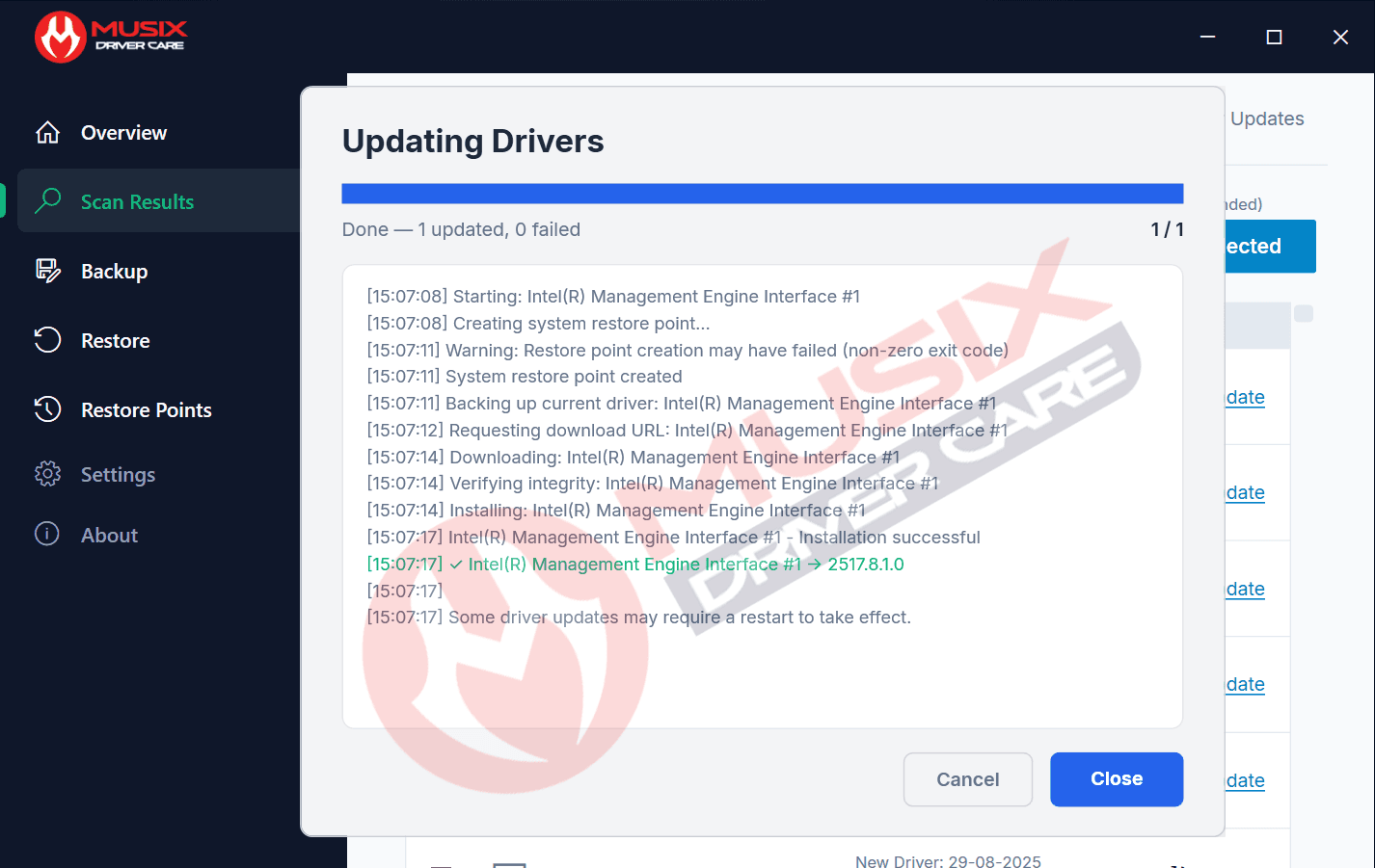 Safe Driver Updates