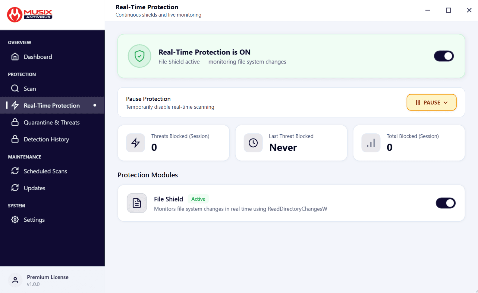 Real-Time & Behavioral Protection